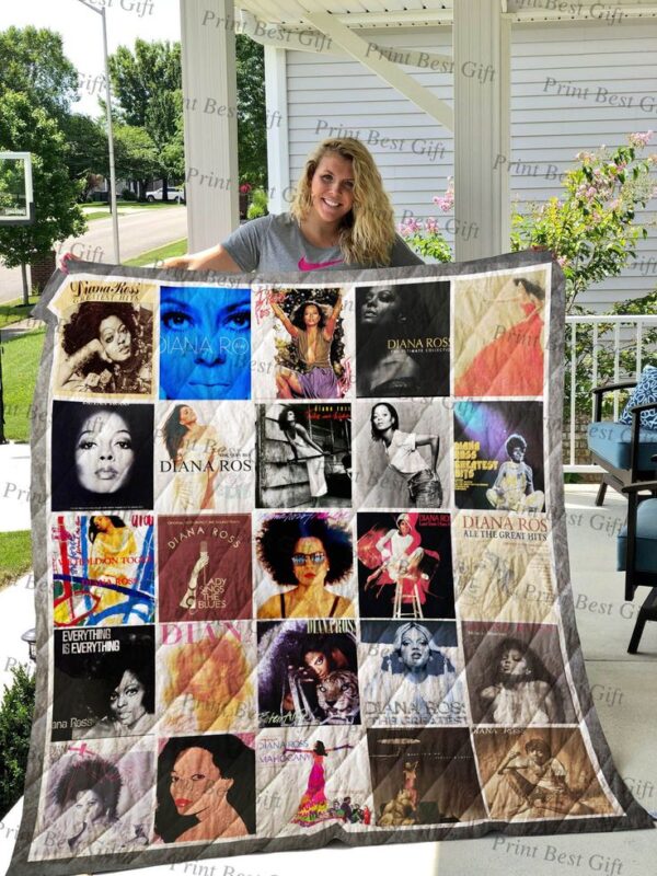 Diana Ross Quilt Blanket 1