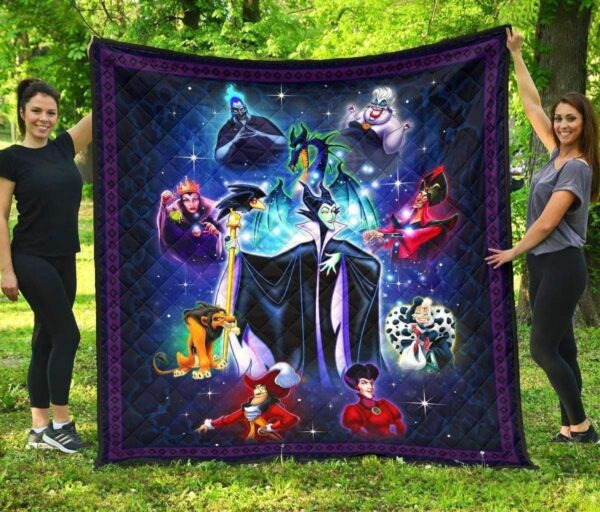 Disney Villains Quilt Blanket 2