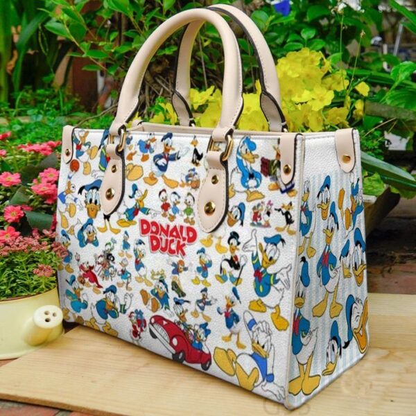 Donald Duck Leather Handbag