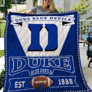 Duke Blue Devils Quilt Blanket 3