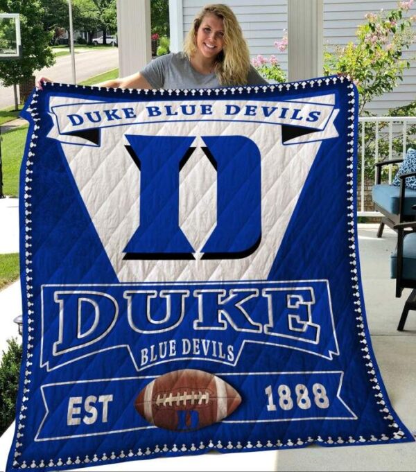 Duke Blue Devils Quilt Blanket 3