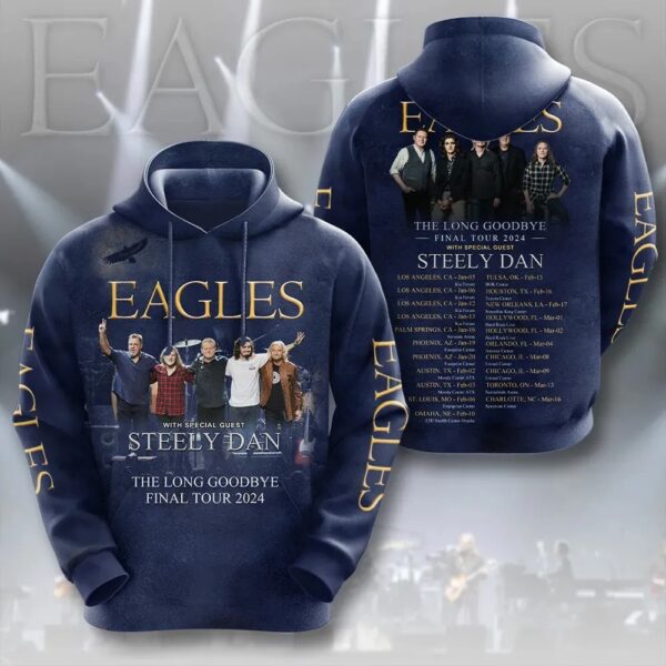 Eagles Band Hoodie Zip Hoodie 3D