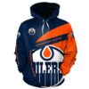 Edmonton Oilers Hoodie Zip Hoodie 3D