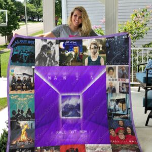 Fall Out Boy Quilt Blanket 1