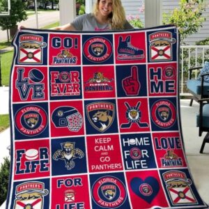 Florida Panthers Quilt Blanket 1