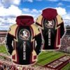 Florida State Seminoles Hoodie Zip Hoodie 3D 1