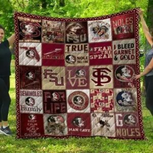 Florida State Seminoles Quilt Blanket 1