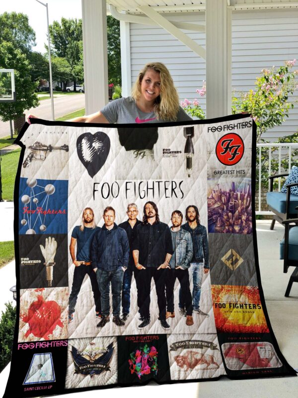 Foo Fighters Quilt Blanket 2