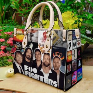 Foo Fighters Leather Handbag 1