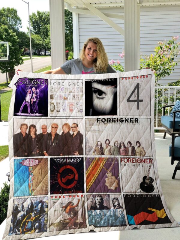 Foreigner Quilt Blanket