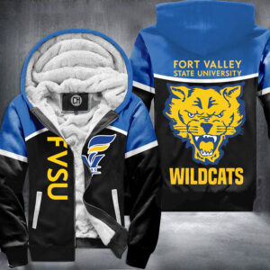 Fort Valley State University Wildcats Fleece Zipper Hoodie