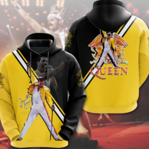 Freddie Mercury Hoodie Zip Hoodie 3D 1