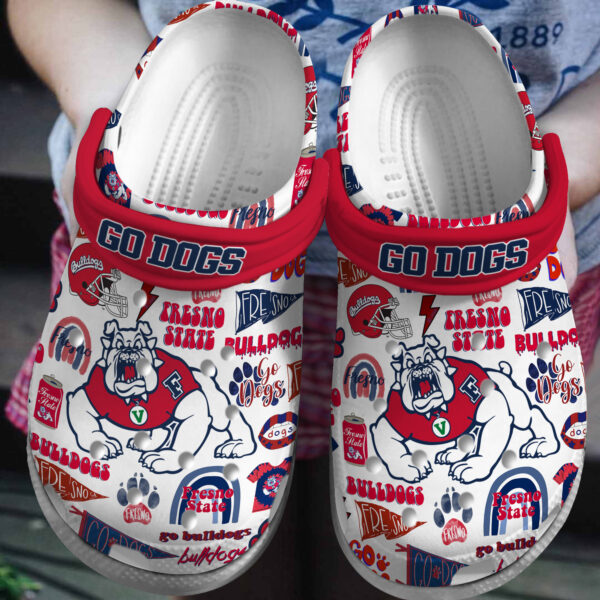 Fresno State Bulldogs Crocs 1