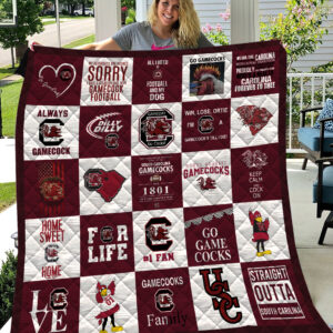 South Carolina Gamecocks Quilt Blanket 3