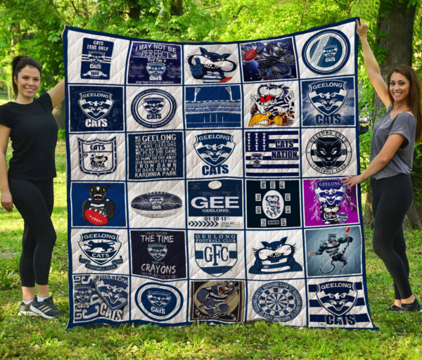 Geelong Cats Quilt Blanket 2