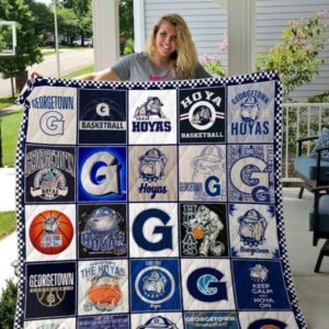 Georgetown Hoyas Quilt Blanket 2