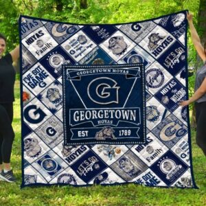 Georgetown Hoyas Quilt Blanket