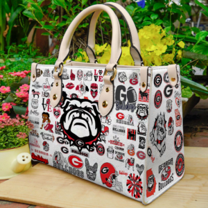 Georgia Bulldogs Leather Handbag