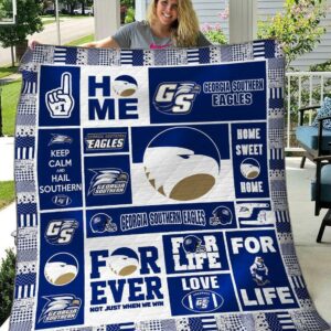 Georgia Southern Eagles Quilt Blanket 2