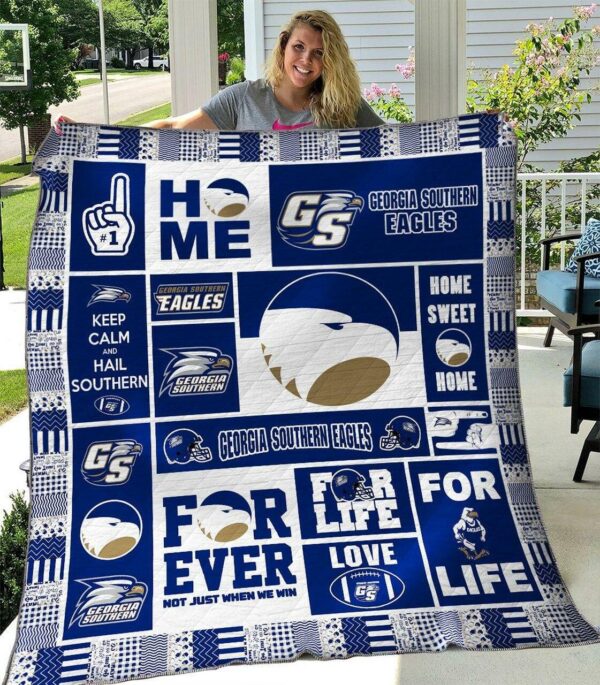 Georgia Southern Eagles Quilt Blanket 2