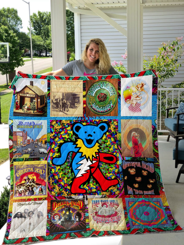 Grateful Dead Quilt Blanket 3