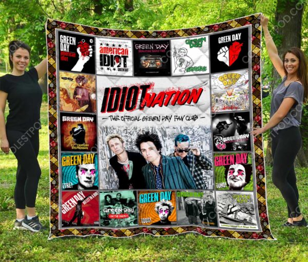Green Day Quilt Blanket 3