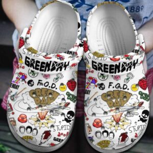Green Day Crocs 1
