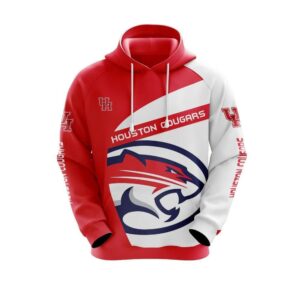 Houston Cougars Hoodie Zip Hoodie 3D