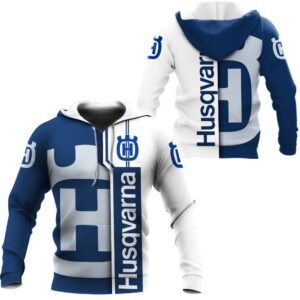 Husqvarna Hoodie Zip Hoodie 3D 2