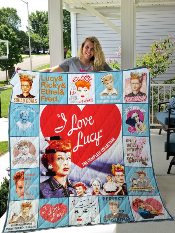 I Love Lucy Quilt Blanket 2