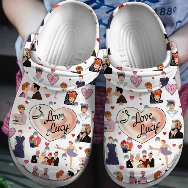 I Love Lucy Crocs 1