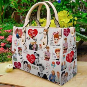 I Love Lucy Leather Handbag