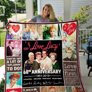 I Love Lucy Quilt Blanket 3