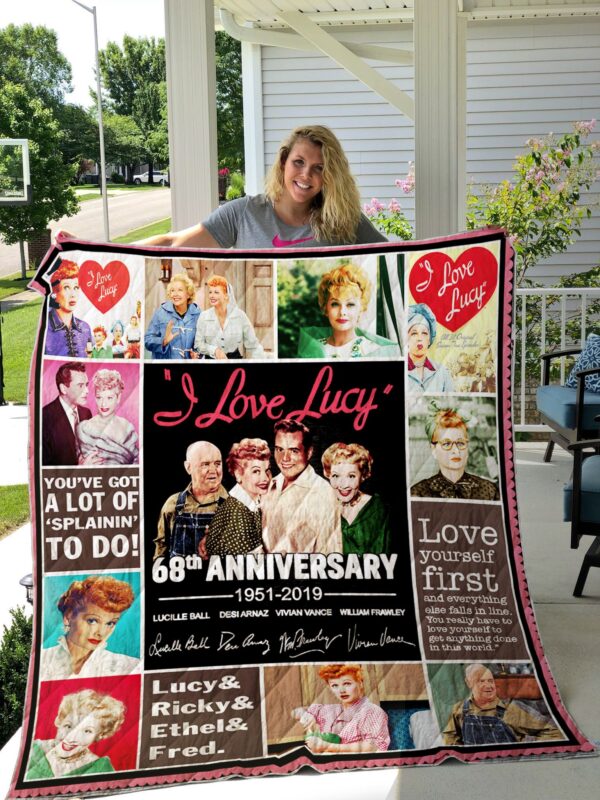 I Love Lucy Quilt Blanket 3