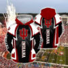 Indiana Hoosiers Hoodie Zip Hoodie 3D