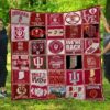 Indiana Hoosiers Quilt Blanket 1