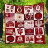 Indiana Hoosiers Quilt Blanket 3