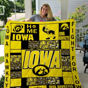 Iowa Hawkeyes Quilt Blanket 2