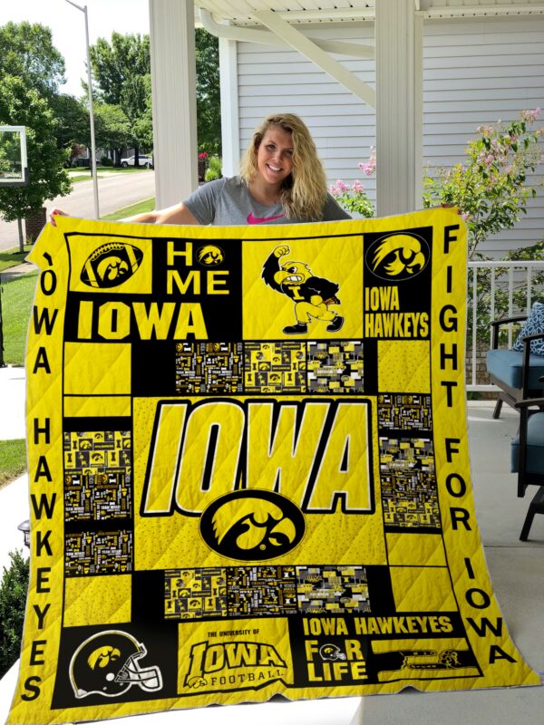 Iowa Hawkeyes Quilt Blanket 2