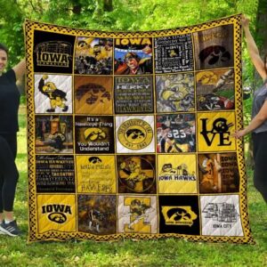 Iowa Hawkeyes Quilt Blanket 4