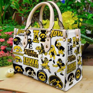 Iowa Hawkeyes Leather Handbag