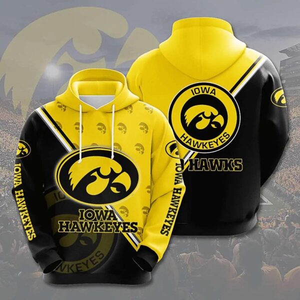 Iowa Hawkeyes Hoodie Zip Hoodie 3D 1