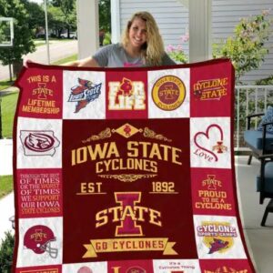 Iowa State Cyclones Quilt Blanket 1