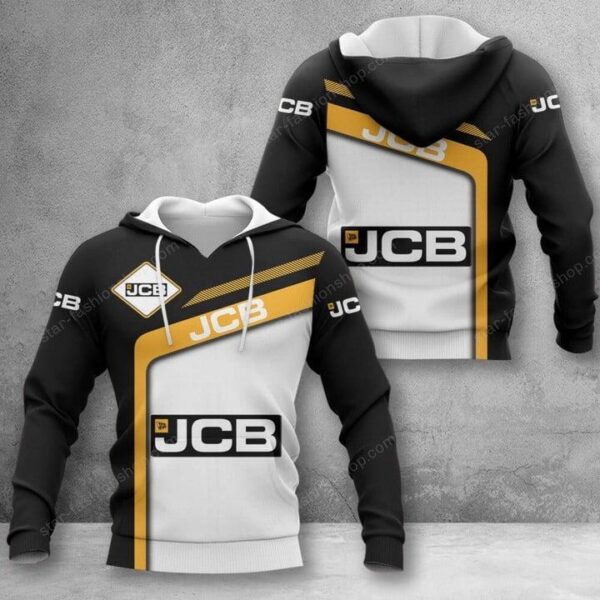 JCB Hoodie Zip Hoodie 3D 1