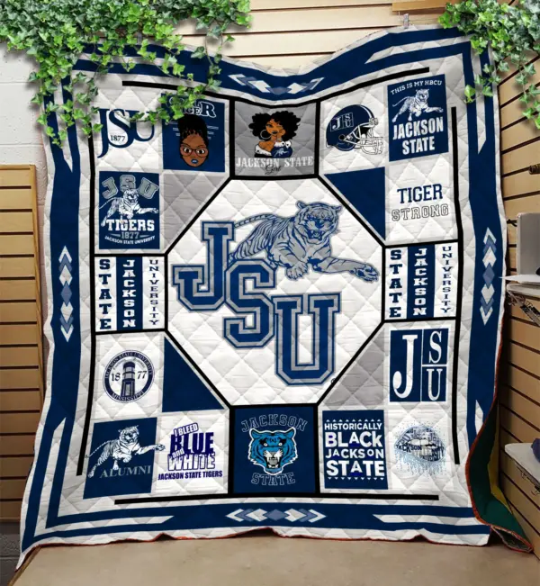 Jackson State Tigers Quilt Blanket 1