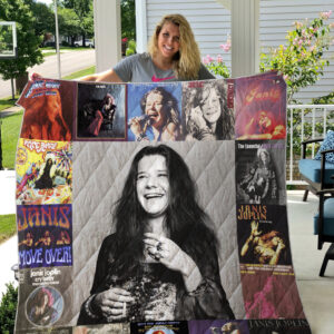 Janis Joplin Quilt Blanket 3