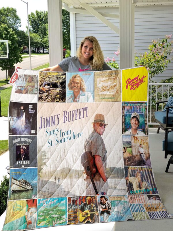 Jimmy Buffett Quilt Blanket 2