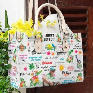 Jimmy Buffett Leather Handbag 2