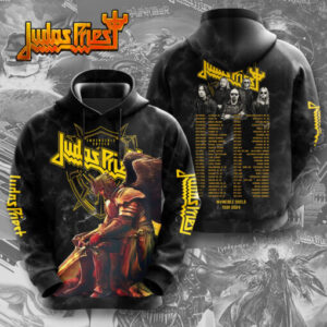 Judas Priest Hoodie Zip Hoodie 3D 1