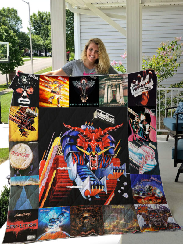 Judas Priest Quilt Blanket 4